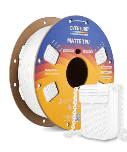 Overture Matte TPU 95A, photographed for its Amazon listing