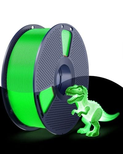 SUNLU Glow in the Dark PLA, photographed for its Amazon listing